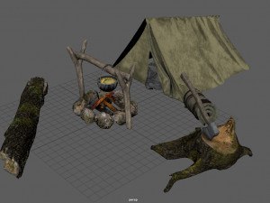 camping 3D Model