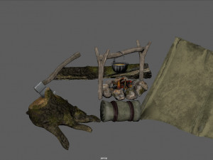 camping 3D Model