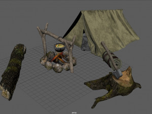 camping 3D Model