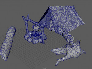 camping 3D Model
