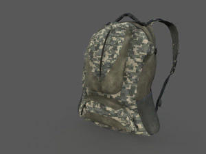 military backpack 3D Model