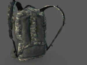 military backpack 3D Model