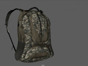 military backpack 3D Model