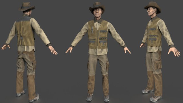 explorer 3D Model .c4d .max .obj .3ds .fbx .stl .blend 