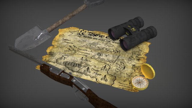 explorer gear 3D Model .c4d .max .obj .3ds .fbx .stl .blend 