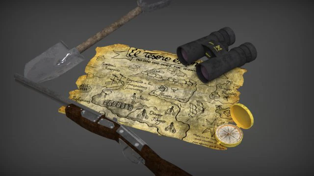 explorer gear 3D Model .c4d .max .obj .3ds .fbx .stl .blend