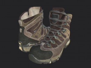 mountain boots 3D मॉडल