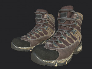 mountain boots Modello 3D