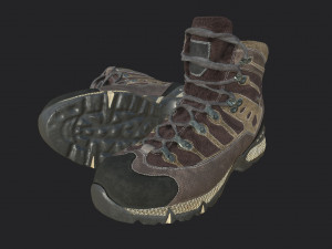 mountain boots Modello 3D