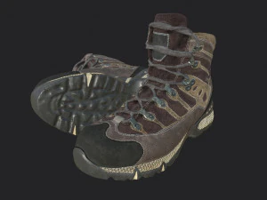 mountain boots 3D Model