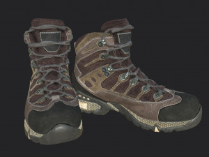 mountain boots Modello 3D