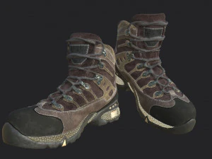 mountain boots 3D Model