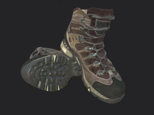 mountain boots 3D Model