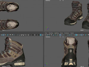 mountain boots 3D Model