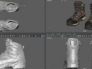 mountain boots 3D Model