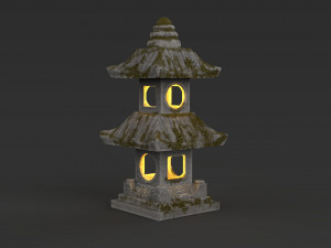 thailand garden lamp 3D Model