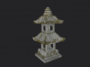 thailand garden lamp 3D Model