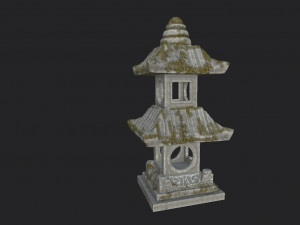 thailand garden lamp 3D Model