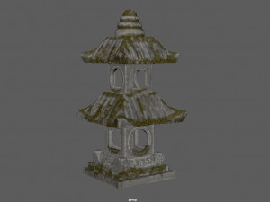 thailand garden lamp 3D Model