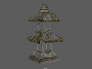 thailand garden lamp 3D Model