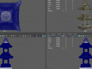 thailand garden lamp 3D Model