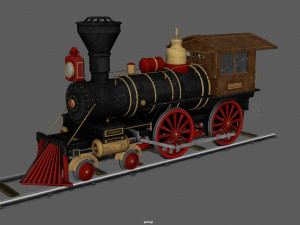 locomotive 3D Model