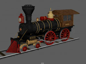 locomotive 3D Model