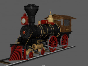 locomotive 3D Model