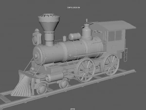 locomotive 3D Model