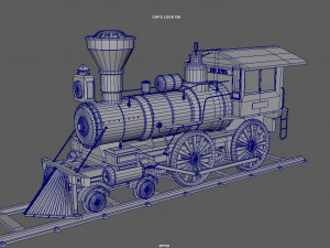 locomotive 3D Model