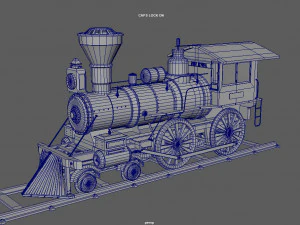 locomotive 3D Model