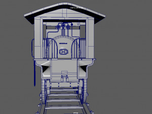 locomotive 3D Model