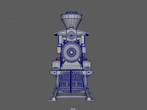 locomotive 3D Model