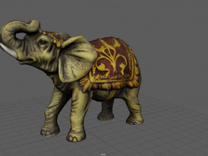 elephant india 3D Model