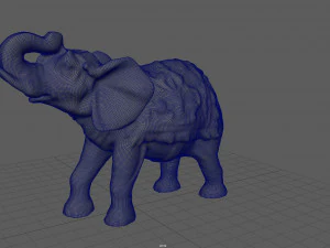 elefante indiano Modello 3D