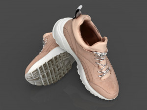 Woman Shoes Model 3D
