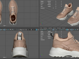 Woman Shoes Model 3D