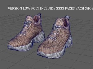 Woman Shoes 3D Model