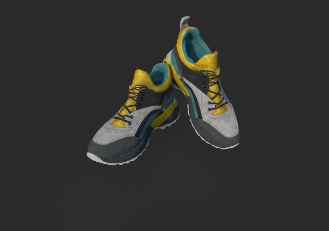 sci-fi sneakers 3D मॉडल .c4d .max .obj .3ds .fbx .stl .blend 