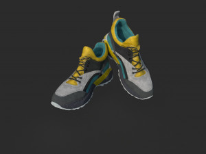 sci-fi sneakers 3D मॉडल