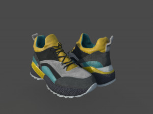sci-fi sneakers 3D मॉडल