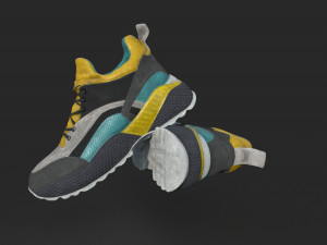 sci-fi sneakers 3D मॉडल