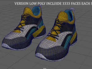 sci-fi sneakers 3D Model