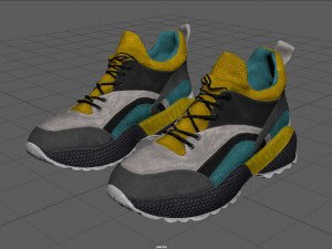 sci-fi sneakers 3D मॉडल