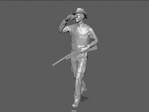 explorer pose Model 3D