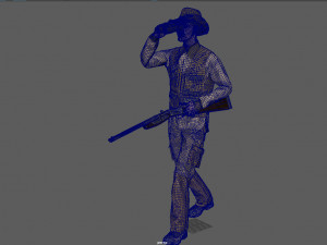 explorer pose Model 3D