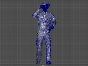 explorer pose Model 3D