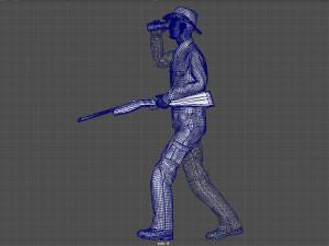 explorer pose Model 3D