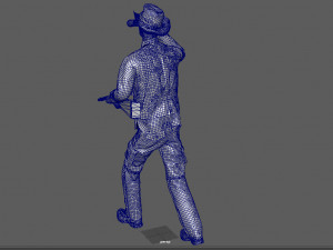 explorer pose Model 3D