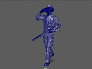 explorer pose Model 3D